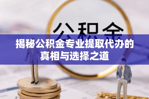大村揭秘公积金专业提取代办的真相与选择之道