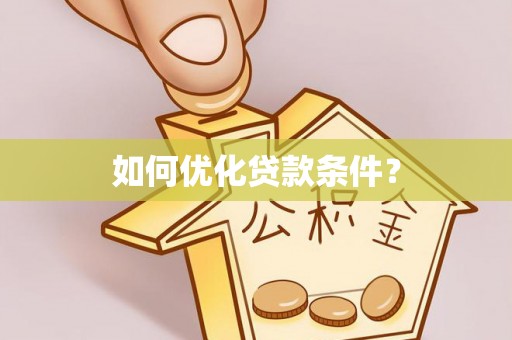 大村如何优化贷款条件？