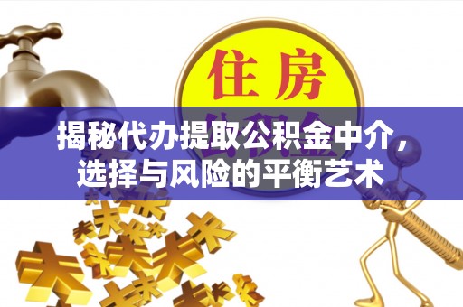 大村揭秘代办提取公积金中介，选择与风险的平衡艺术