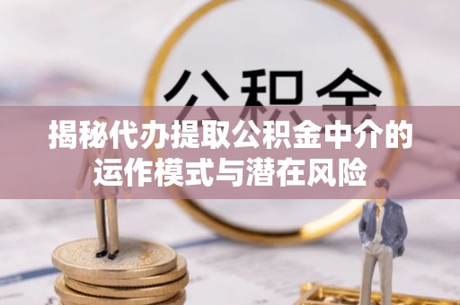 大村揭秘代办提取公积金中介的运作模式与潜在风险