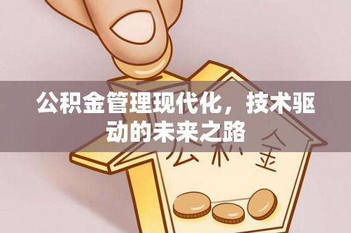 大村公积金管理现代化，技术驱动的未来之路